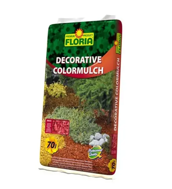 Жълт декоративен мулч FLORIA 70 л