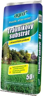 AGRO субстрат за тревни площи с кварцов пясък 50 л