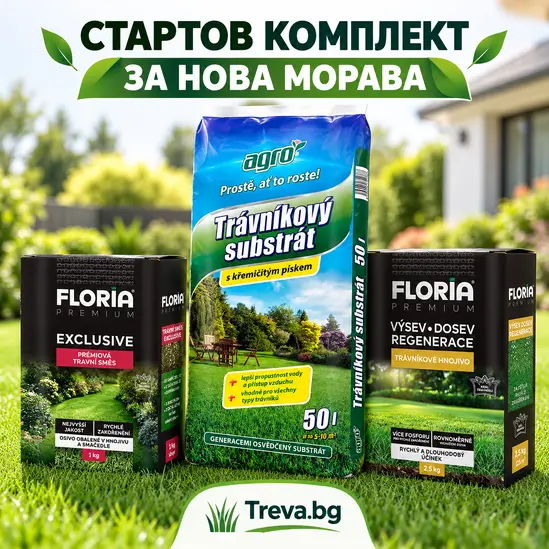 FLORIA PREMIUM стартов комплект за нова морава до 40 м²