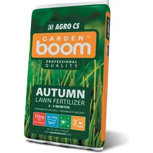 Garden Boom Autumn 15 кг дългодействащ есенен тор за трева NPK 14-0-28 + 3MgO