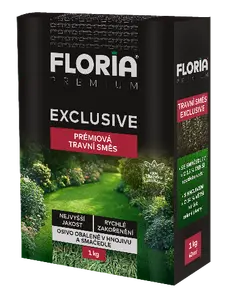 FLORIA PREMIUM Exclusive 1 кг премиум тревна смес с хидроактивна обвивка за представителен тревен килим