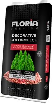Декоративен мулч FLORIA Decorative ColorMulch – цвят „тухла“ (70 л)